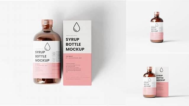 7498+ Syrup Bottle Mockup For Free Download