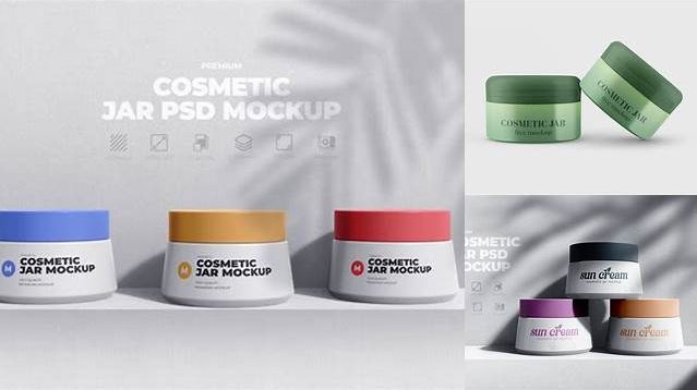 7500+ Green Cosmetic Jar PSD Mockup Download Professional PSD