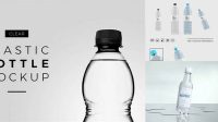 7501+ Clear Plastic Water Bottle PSD Mockup Download Now Free PSD Template