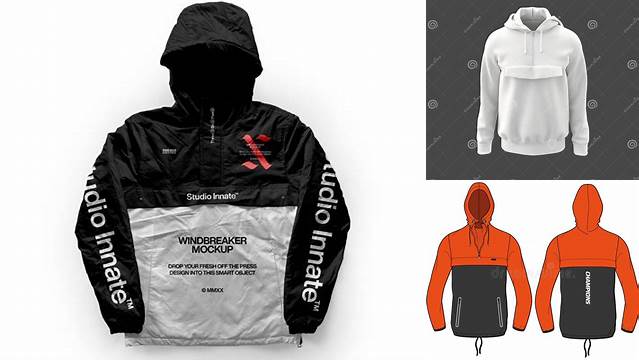 7502+ Cagoule Jacket Mockup Download Professional PSD