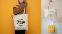 7514+ Mockup Tote Bag Cdr Easy Editable