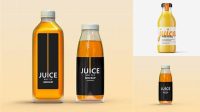 7514+ Orange Juice Plastic Bottle PSD Mockup Modern and Unique Freebie PSD