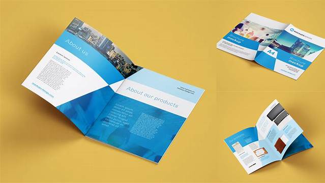 7520+ A4 Company Profile Mockup Digital Download