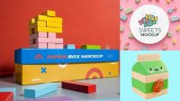 7525+ Lego Mockup Premium Quality PSD Freebie