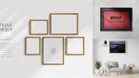 7525+ Wall Frame Mockup Elegant Free Template