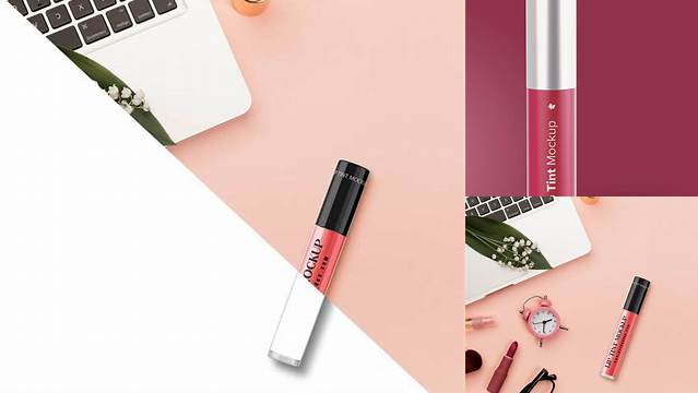 7528+ Lip Tint Mockup Psd Free Stylish Free PSD