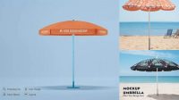 7534+ Beach Umbrella Mockup Free Free Graphic Resource