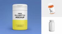 754+ Plastic Pills Bottle PSD Mockup Free PSD for Creatives