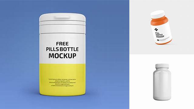 754+ Plastic Pills Bottle PSD Mockup Free PSD for Creatives