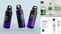 7545+ Matte Drink Bottle PSD Mockup Creative Layered Design File