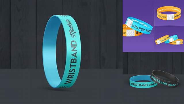 7555+ Wristband Mockup Free PSD