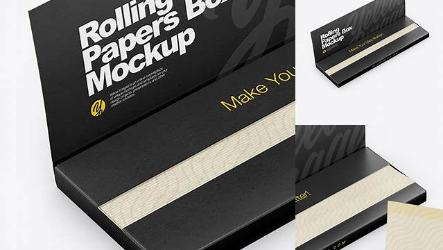 7557+ Rolling Paper Box Mockup Include TIFF