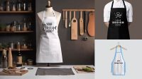 7558+ Barista Apron Mockup Download Free