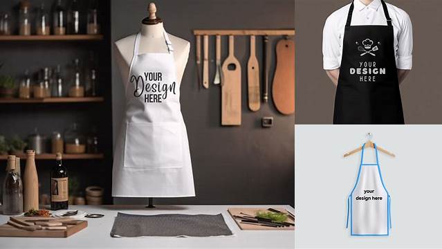 7558+ Barista Apron Mockup Download Free