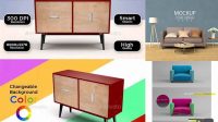 7563+ Furniture Mockups Include TIFF