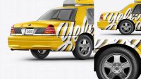 7568+ New York Taxi PSD Mockup Side View Photoshop PSD Free for Designers