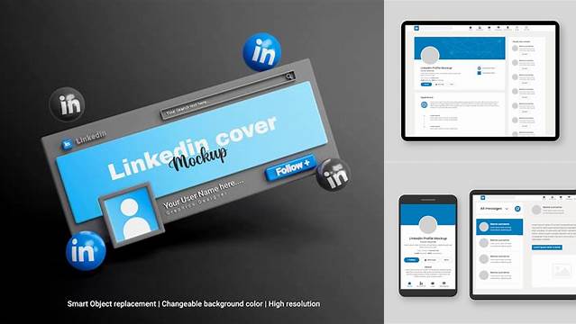 7573+ Linkedin Mockup 2020 For Free Download