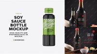 7573+ Soy Sauce Bottle Mockup Creative Design Resource