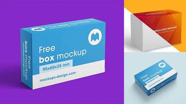 7585+ Rectangle Box Mockup Free Download Editable PSD File