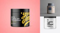 7586+ Plastic Jar Mockup Free Best for Showcase