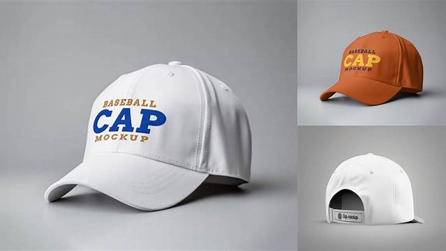 7594+ Baseball Cap PSD Mockup Back View Unique High-Resolution Photoshop Mockup