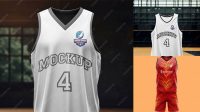 7599+ Basketball Jersey Mockup Elegant Photoshop Mockup