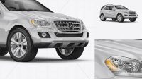 7599+ Mercedes-Benz ML PSD Mockup Half Side View Stylish PSD for Free