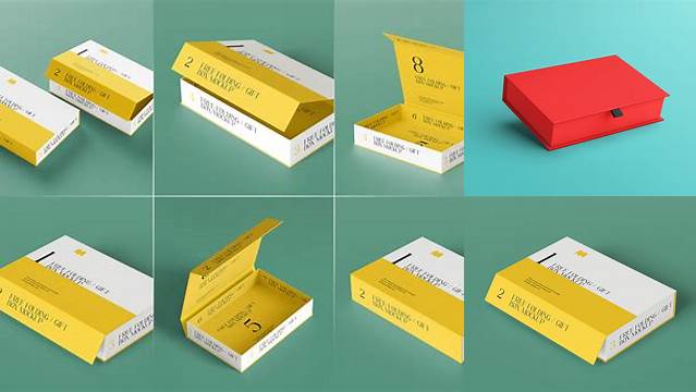 7600+ Magnetic Box Mockup Free PSD