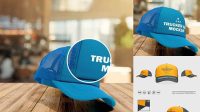 7606+ Trucker Hat Mockup Psd Editable Photoshop File