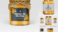 761+ Honey Jar PSD Mockup Creative Layered Mockup Freebie