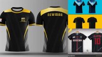 7611+ Download Mockup Jersey Depan Belakang Psd Easy-to-Edit PSD