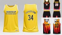 7614+ Pola Jersey Basket Cdr Free Editable PSD