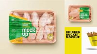 7617+ Chicken Mockup PSD File Download