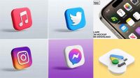 7628+ App Icon Mockup Psd Free Mockup Templates