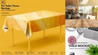 7631+ Free Table Mockup Best Free Mockup PSD