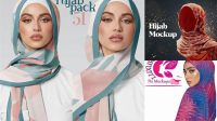 7633+ Hijab Mockup Psd For Free Download