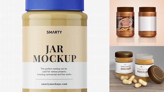 7633+ Peanut Butter Jar Mockup Free Download Best for Showcase