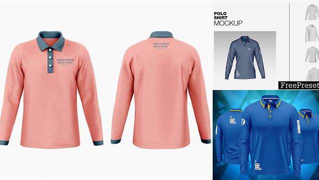 7634+ Polo Long Sleeve Mockup Free Free Mockup Templates