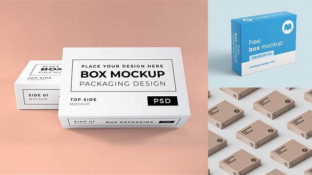 7639+ Packaging Box Mockup Free Downloadable PSD