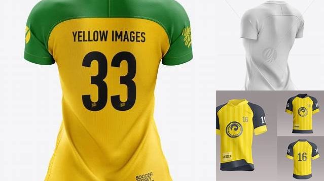 764+ Women’s Soccer Jersey PSD Mockup Back Half Side View Free Graphic Mockup PSD