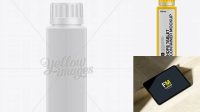 7642+ 200ml Tablet Container PSD Mockup High-Quality Design Free PSD