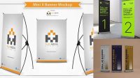 7645+ Mini Banner Mockup High-Quality Creative PSD