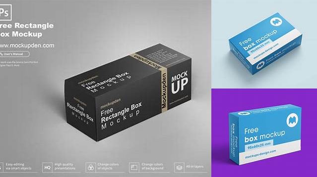 7648+ Rectangle Box Mockup Free PSD Free Download