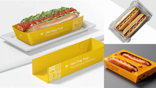 765+ Hot Dog Packaging Mockup Digital Download