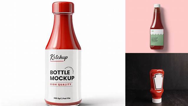 7652+ Ketchup Bottle Mockup Download Free