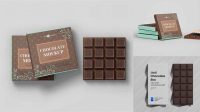 7658+ Square Chocolate Mockup Include TIFF