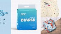 7659+ Diaper Mockup Best for Showcase