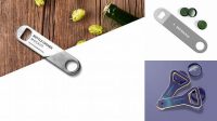 7660+ Bottle Opener PSD Mockup Top View Free Photoshop Mockup Design