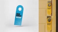 7660+ Door Hanger Free Mockup Digital Download