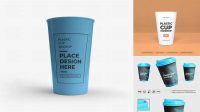 7667+ Matte Plastic Cup PSD Mockup High-Quality Digital Mockup Resource